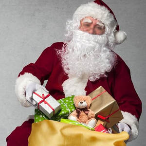 Fabricante de Pakistán, nuevo estilo, disfraz de Papá Noel, disfraz de Papá Noel hecho de alta calidad, en Stock - Product Image 5