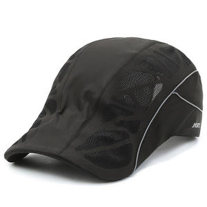 Gorra de béisbol de moda de verano para hombre nueva moda hacia adelante sombrilla de secado rápido tira reflectante tela tejida 100% poliéster - Product Image 6