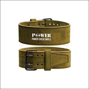 Ceinture de puissance d'haltérophilie en cuir avec logo personnalisé de haute qualité pour entraînement de fitness - Product Image 1