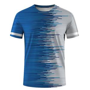 Meilleur prix Maillot à manches courtes imprimé personnalisé pour hommes Séchage rapide Qualité Vêtements de sport de football thaïlandais - Product Image 1
