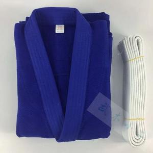 เครื่องแบบ100% คอตตอนจีสำหรับเด็กผู้ใหญ่ชุดเล่นมวยปล้ำศิลปะการต่อสู้สีขาวและน้ำเงินชุดออกกำลังกายมีหลายขนาดให้เลือกทั้งผู้ชายและผู้หญิง - Product Image 2