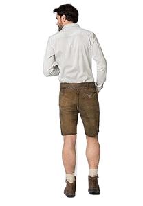 Pantalones Cortos de Cuero de Gamuza Bávara para Hombre con Tirantes a Juego de Corte Recto, Transpirables, de Secado Rápido y Diseño Personalizable - Product Image 6