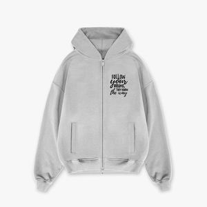 Sudaderas con Capucha de Forro Polar Casuales de Invierno 100% Algodón al por Mayor, Sudaderas Extra Grandes de 300 g, Diseño de Logotipo Personalizado, Lisas para Hombre al por Mayor - Product Image 1