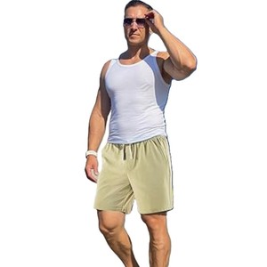 Nouveau style de shorts à taille élastique pour hommes vente en gros de shorts à cordon d'été de fitness et de plage pour hommes à vendre - Product Image 3