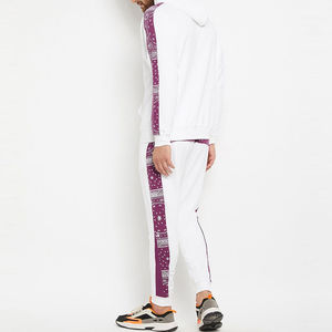 2025 último diseño hombres chándal estampado Top Trending 100% algodón ropa informal ropa de calle estilo hombres chándal - Product Image 3