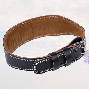 Cinturón de levantamiento de pesas de cuero de gimnasio MOQ bajo de alta calidad ajustable mejor cinturón de gimnasio de levantamiento de pesas de entrenamiento al por mayor - Product Image 3