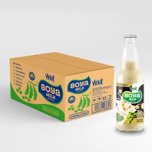 เครื่องดื่มนมถั่วเหลืองที่มีรสชาติดั้งเดิมในขวดแก้ว300มล. | oem/odm ตัวอย่างฟรีผู้ผลิตในเวียดนาม - Product Image 3