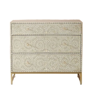 Mesa de resina con incrustaciones de hueso de alta calidad India para sala de estar Consola de mesa de té elegante de gama alta india a precio de fábrica al por mayor - Product Image 1