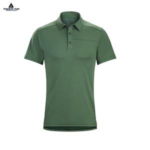 Personalizado de manga corta de alta calidad 250 gramos Oversize Casual verano 100% algodón transpirable hombres Polo - Product Image 5