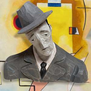 Statua in Legno Intagliata a Mano YEEYAYA, Figurina Busto Maschile, Scultura in Legno per Decorazione Casa e Stanza - Product Image 6