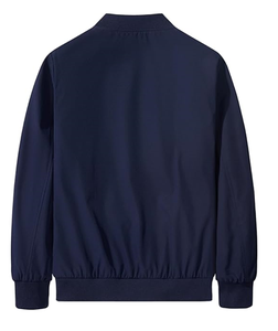 Veste en polaire softshell à double boutonnage décontractée pour homme, en fourrure de mouton, avec sequins, capuche amovible, réversible, coupe-vent bomber - Product Image 4