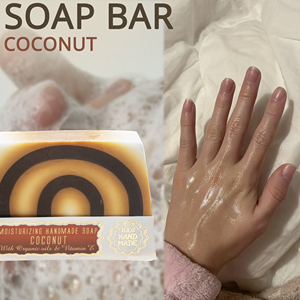 Jabón Cremoso de Coco en Barra 80g, Limpieza Suave para Baño, Cuidado Corporal y Facial, Fórmula para Piel Suave, Marca Privada OEM ODM - Product Image 6