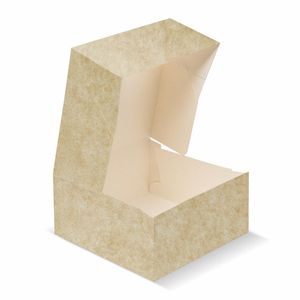 Personalised Square Cake <b>Boxes</b>-Recycled Cardboard Coloured 6-Point Glue for Gifts & Snacking - Product Image 4