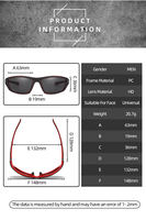 Nouvelles lunettes de cyclisme pour hommes, lunettes de sport, lunettes de soleil pour sports de plein air, protection contre le vent, lunettes de soleil polarisées pour vélo