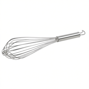 Fouet professionnel en acier inoxydable de 40 cm, chromé, 1440040, ustensile pour fouet en acier inoxydable Ilsa - Product Image 2