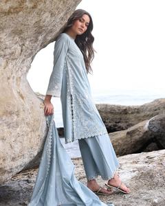 AJM Trade House 5562 Diseñador Étnico Paquistaní Mujeres Salwar Trajes Formal Seda Pesada Georgette para Fiestas - Product Image 5