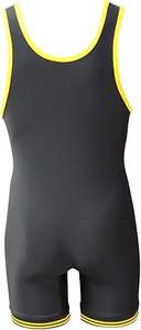 Combinaison de lutte extensible au design tendance, impression par transfert thermique, logo frontal, équipement de lutte de bonne qualité - Product Image 3