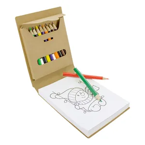 Ensemble personnalisé de gadgets de dessin Crocosmia, crayons colorés pour enfants - Product Image 1