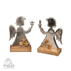 Accessoires de décoration de table de Noël époustouflants, fabriqués en aluminium de haute qualité, en bois, en métal, luxe, saisonnier, maison, usine - Product Image 4