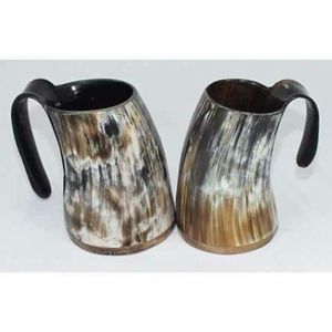 Modern Style High Quality Glass Tea <b>Mug</b> <b>Christmas</b> Polished Animal Design Natural Crafts Drinking Horn <b>Mug</b> Decorative Horn <b>Mug</b> - Product Image 2