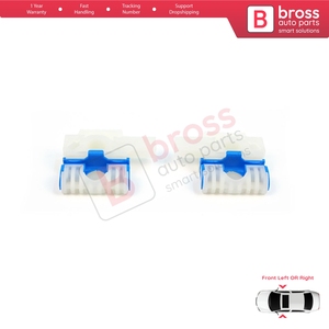 Clips de réparation de lève-vitre BWR316+BWR317 Avant A+B pour Golf MK6 A6 5K 5K1 AJ5 Variant 2008-2014 5 portes 5K0837462 - Product Image 3