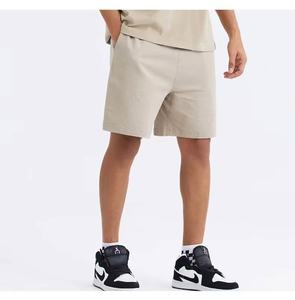 กางเกงวอร์มมีห่วงทำจากผ้าฝ้ายแท้สำหรับผู้ชายกางเกงวิ่งออกกำลังกายแบบลำลองฮิปฮอปทรงหลวมกางเกงวอร์มสำหรับออกกำลังกายในยิมกางเกงขาสั้นสำหรับผู้ชาย - Product Image 3