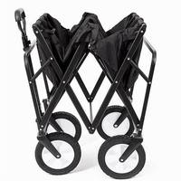 Chariot de jardin pliable avec roues tout-terrain, chariot de courses, chariot de marché, chariot de camping portable
