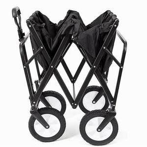 Chariot <span class=keywords><strong>de</strong></span> jardin pliable avec roues tout-terrain, chariot <span class=keywords><strong>de</strong></span> courses, chariot <span class=keywords><strong>de</strong></span> marché, chariot <span class=keywords><strong>de</strong></span> <span class=keywords><strong>camping</strong></span> portable - Product Image 4