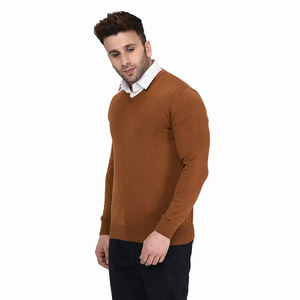 Top Fashion Street Wear Pullover Sweatshirt Men's V Neck 100% Cotton Oversize Sweatshirt Unisex Sweatshirt for Men's - Product Image 1