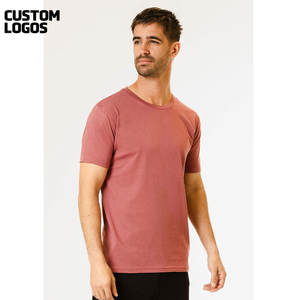 Camiseta de manga corta con estampado gráfico de letras de algodón 100% de buena calidad, Camiseta holgada personalizada para hombre - Product Image 3