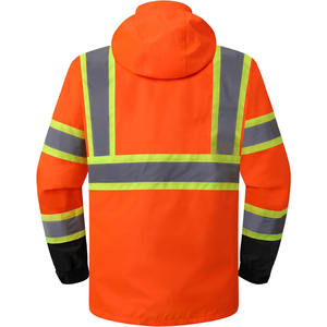Chaquetas de seguridad de alta visibilidad con logotipo personalizado, ropa de trabajo de invierno antiestática, chaquetas de seguridad reflectantes fabricadas por Dress Sports - Product Image 2