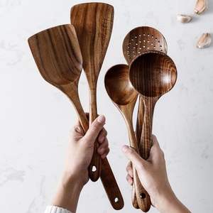 High Quality <b>Wooden</b> <b>Spoon</b> Set With Ergonomic Handle Providing Comfortable Grip And Control During <b>Cooking</b> Tasks - Product Image 5