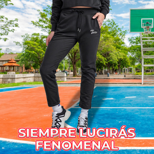 Pantalones Deportivos de Algodón para Mujer, Transpirables, Bordados, de Cintura Media, Estilo Lápiz, Pantalones Deportivos Cómodos para Chicas - Product Image 3