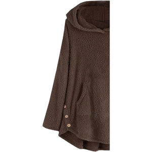 Sudadera de Forro Polar Personalizada para Mujer, Vestido de Invierno, 100% Algodón, Transpirable, Resistente al Viento, Ecológico, con Logotipo Bordado en la Parte Delantera, 360g - Product Image 6