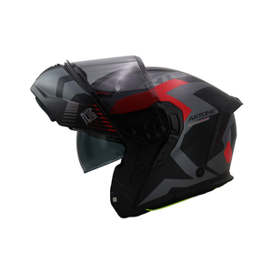 Casque modulaire léger RT6 Flip-Up par ASTONE en noir mat classique antracite - Product Image 5