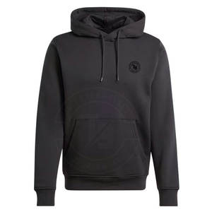 Vente en gros de pulls à capuche 100% coton pour hommes, vêtements de rue surdimensionnés de haute qualité avec poche pour l'hiver, teints en couleur unie - Product Image 6