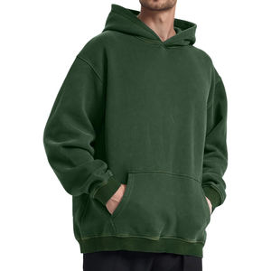 Elegante lavado ácido de los hombres de alta calidad personalizable moda comodidad sudadera servicio OEM Sudadera con capucha desgastada - Product Image 4