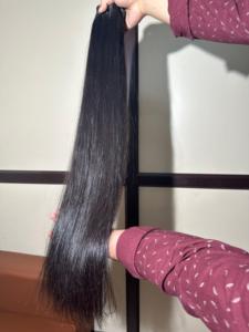 Extensiones de cabello liso natural indio virgen 10A, mejor legibilidad, cutícula alineada por el proveedor - Product Image 4