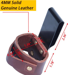 Best Selling Premium <b>Hammer</b> Holder | Brown Belt <b>Loop</b> Axe Hatchet Holster Construction Outdoor Work 1 Year Warranty Customizable - Product Image 4