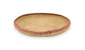 Modern Look Handcrafted Jute Serving <b>Tray</b> Hotel Restaurant <b>Tray</b> Decoration Round Elegant For Home Hotel <b>Kitchen</b> Serving Usage - Product Image 2