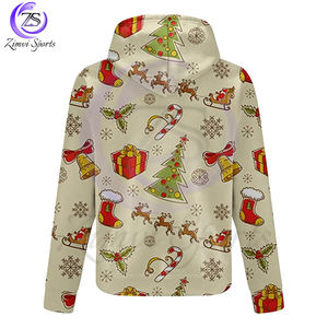 Transpirable Casual invierno Navidad impreso conjunto de dos piezas estilo callejero vacaciones Loungewear cómodo Invierno Polar chándales - Product Image 4