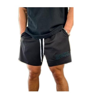 กางเกงขาสั้นบาสเก็ตบอลสำหรับผู้ชายกางเกงขาสั้นบาสเก็ตบอลปักโลโก้สำหรับผู้ชายผ้าโพลีเอสเตอร์เนื้อแน่นระบายอากาศได้ดีจัดส่งเร็ว - Product Image 1