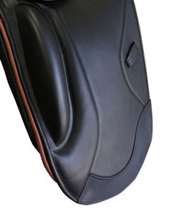 Sillín de doma inglesa de cuero genuino de primera calidad para caballos gaited - Product Image 2