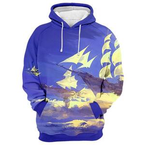 Dernière arrivée avec logo personnalisé sweat à capuche pour homme sublimation impression complète tendance sweats à capuche sublimation bon prix - Product Image 5