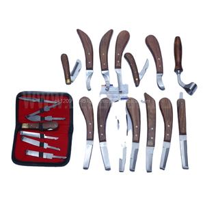 Ensemble de couteaux à sabots professionnels BEST, 6 lames interchangeables, durables, écologiques, instrument complet pour vétérinaires et ferrailleurs pour chevaux - Product Image 3