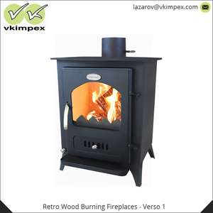 Nouvel arrivage 2022 Design moderne 70-100 m3 capacité de chauffage des chambres cheminée à bois de couleur noire au meilleur prix - Product Image 4
