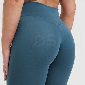 Leggings de fitness pour femmes, taille mi-haute, légers, respirants, séchage rapide, spandex/polyester, vêtements de sport sans couture, option de logo personnalisé - Product Image 5