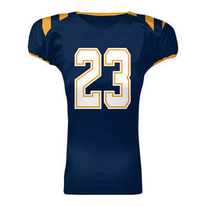 Jersey de Fútbol Americano de Verano de Talla Grande Sublimado Personalizado de Alta Calidad con Mangas Cortas, Nuevo Diseño - Product Image 2