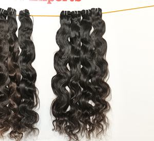 Extensions de Cheveux Humains Vierges Naturels La Plus Longue Onde Bodywave Cuticule Alignée Temple Indien Cheveux Humains Bruts Non Transformés Vagues - Product Image 3