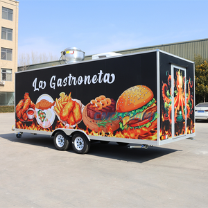 Camion de restauration mobile en acier inoxydable pour hamburgers et grillades, avec fenêtre de service, résistant à la rouille pour l'extérieur - Product Image 3